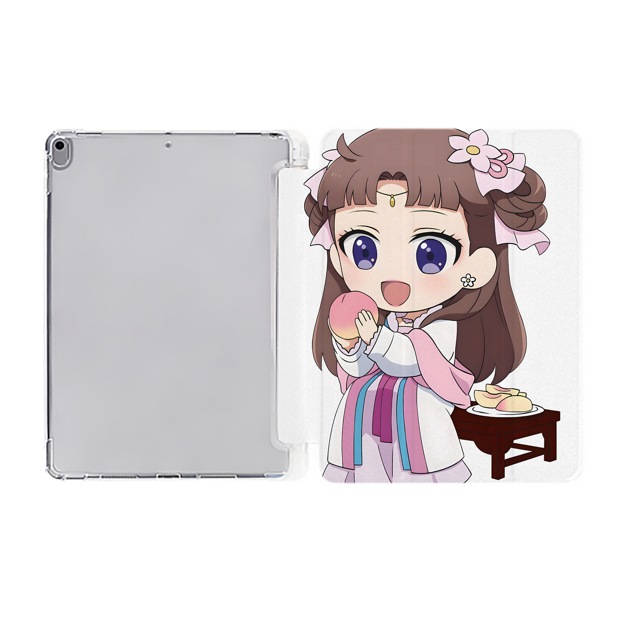 （画像用） 薬屋のひとりごと The Apothecary Diaries IPad ケース ペン収納付き 三つ折りスタンド PUレザー×シリコン 対応機種9.5/10.5/10.9インチ